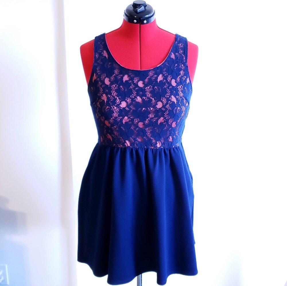 Target Xhilaration Lace Mini Dress - XL